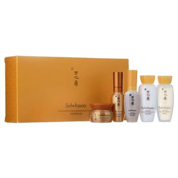 Sulwhasoo - Concentrated Ginseng Renewing Ex Kit: Activating Serum Ex 8ml + Balancing Water Ex 15ml + Nalancing Emulsion Ex 15ml + Ginseng Fortifying Serum 8ml + Ginseng Renewing Cream Ex 5ml 5 Pcs