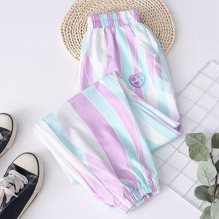 Color Block Loose Fit Jogger Pants