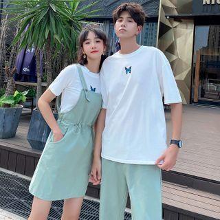 Couple Matching Short-sleeve T-shirt / Jumper Dress / Shorts