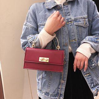 Chain Strap Top Handle Crossbody Bag