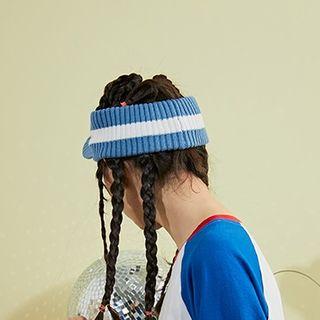 Knitted Sun Visor Cap