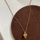 Strawberry Pendant Necklace E86 - Gold & Box - One Size