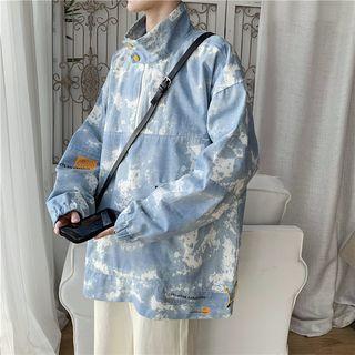 Half Zip Tie-dye Pullover