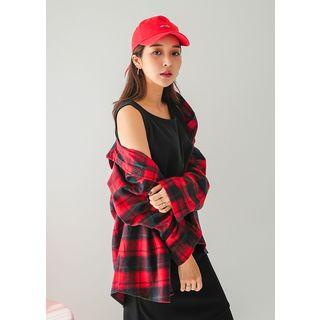 Faux-fur Lined Tank Top