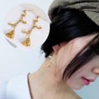 Rose Earring 1 Pair - Gold - One Size