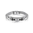 Fashion And Simple Twelve Constellation Libra 316l Stainless Steel Bracelet Silver - One Size