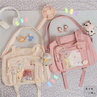Set: Pvc Pocket Crossbody Bag + Accessory