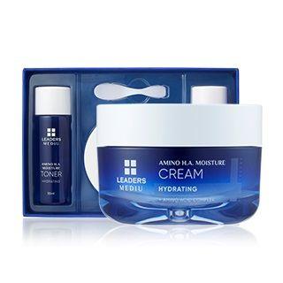 Leaders - Mediu Amino H.a. Moisture Cream Set 4pcs