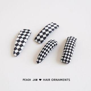 Checker Hair Clip