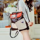 Appliqu  Faux Leather Backpack