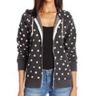 Dotted Hooded Zip Jacket