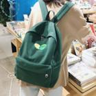 Avocado Embroidered Canvas Backpack