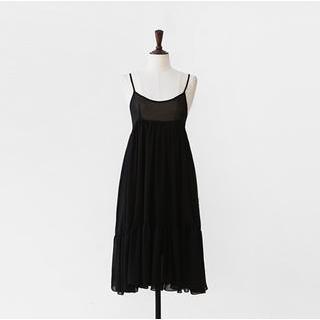 Spaghetti-strap Tiered Dress