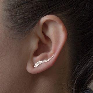 Metal Leaf Shape Earrings
