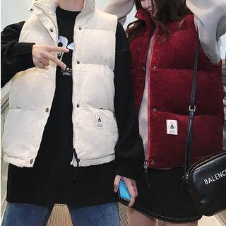Couple Matching Applique Padded Vest