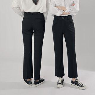 Double-button Boot-cut Dress Pants (petite/tall)