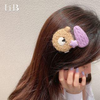Yarn Bear Hair Clip