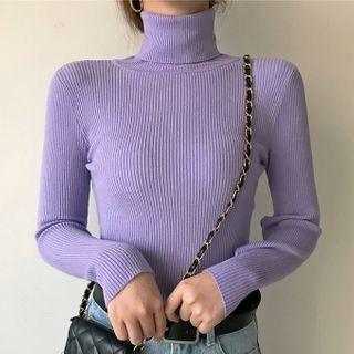 Rib Knit Turtleneck