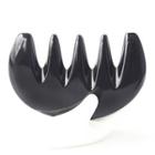 Horn Hair Comb 989 - Black - 9.5 To 9.7cm X 5.5cm