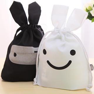 Rabbit Drawcord Pouch