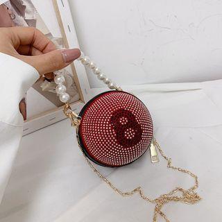 Rhinestone Ball Crossbody Bag