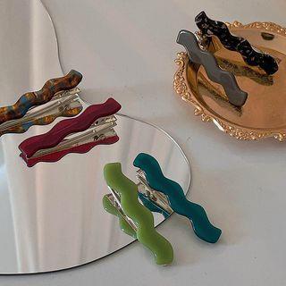 Set Of 2: Wave Hair Clip