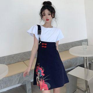 Cap-sleeve T-shirt / Jumper Dress
