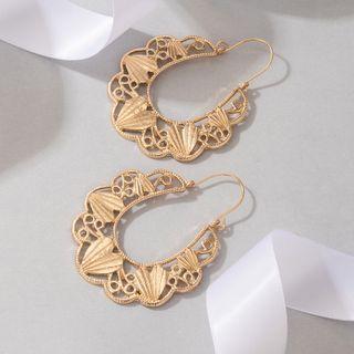 Hoop Earring 20323 - 1 Pair - Gold - One Size