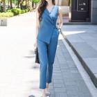Sleeveless Slim Fit Jumpsuit
