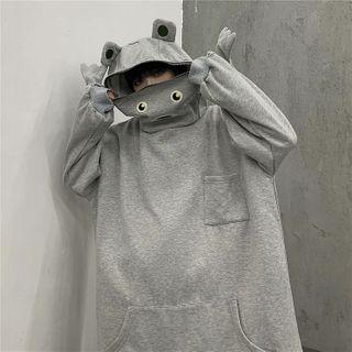 Frog Detail Hoodie