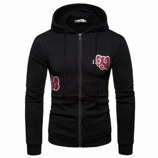 Cloud Print Zip Hoodie