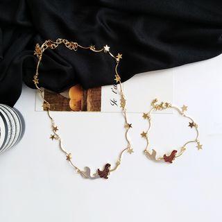 Alloy Mermaid Necklace