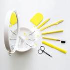 Set Of 8: Eye Brow Scissors Stencils Tool As Figure Shown - One Size