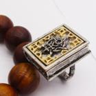 Skeleton Alloy Ring Gold & Silver - Size 7