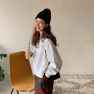 Fuzzy Rib-knit Beanie