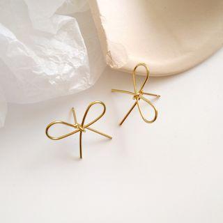 Ribbon Stud Earring