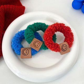 Applique Fluffy Hair Tie / Set