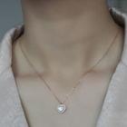 Shell Heart Pendant Necklace