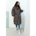 Petite Size Hooded Padded Long Coat