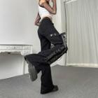 Low-rise Strappy Wide Fit Pants