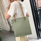 Chained Strap Tote Bag