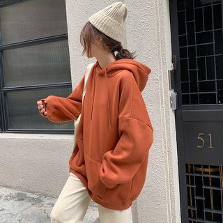 Fleece-lined Oversized Hoodie