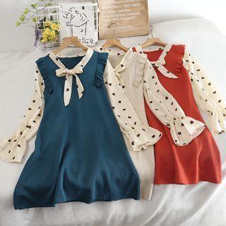 Mock Two Pieces Dress