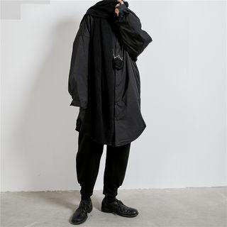 Padded Long Shirt Black - One Size
