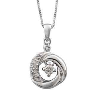 Eternal Love Necklace Sliver , White - One Size
