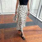 Leopard Flare Long Skirt