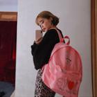 Esther Loves Chuu Bunny & Love Backpack Pink - One Size
