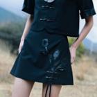 Flower Applique Skort