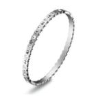 Simple Roman Digital Stainless Steel Bangle
