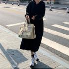 Long-sleeve Hooded Sweatshirt Dress